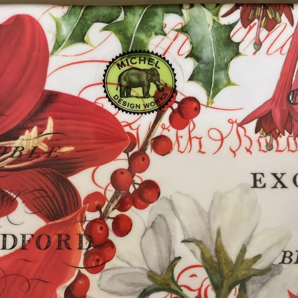 🆕 Michel Design Works-Melamine Serveware Medium Tray-Merry Bright - Picture 2 of 8